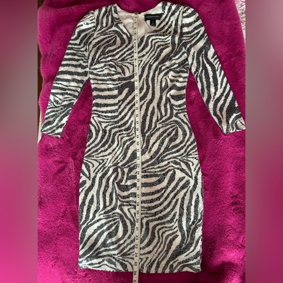 Colleen Lopez sequin zebra print dress - Picture 8 of 9